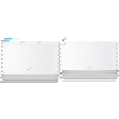 Aparat de aer conditionat Tesla Virtuoso TT37AF, 12000 BTU, Clasa A+++, Inverter, Incalzire, Turbo, I Feel, Functie Antifungica, Autocuratare, Timer, Filtru lavabil, Carcasa anti-rugina, flux aer 3D, R32, WiFi, Lampa UV, HEPA filter, Fresh O2